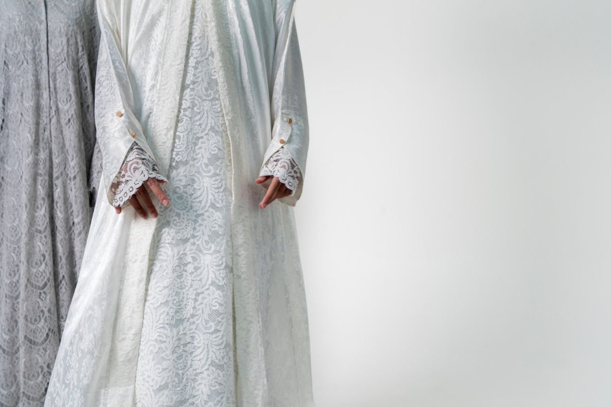 Khimar Lace Putih